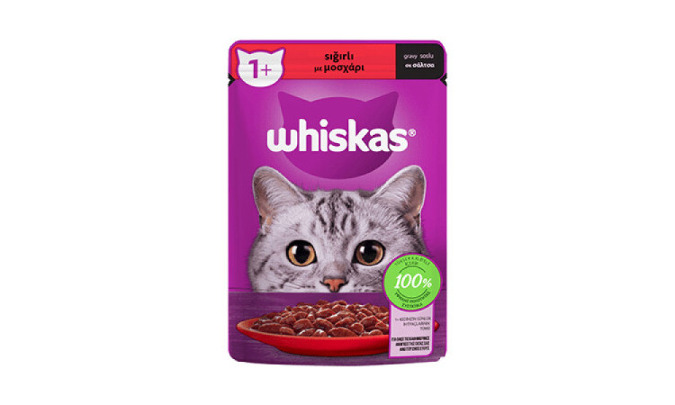 WHİSKAS POUCH SIĞIR ETLİ 100 GR